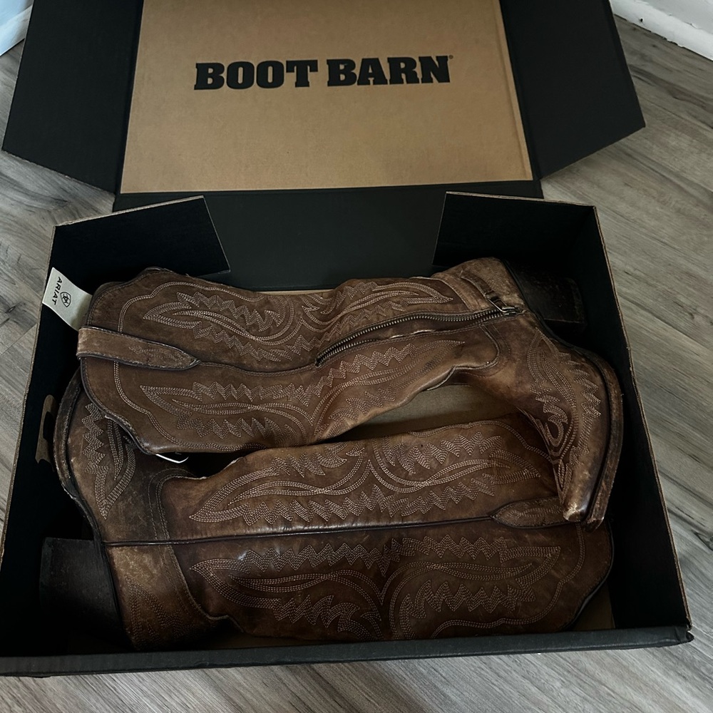 Ariat Brown Heeled Boots - Picture 7 of 14